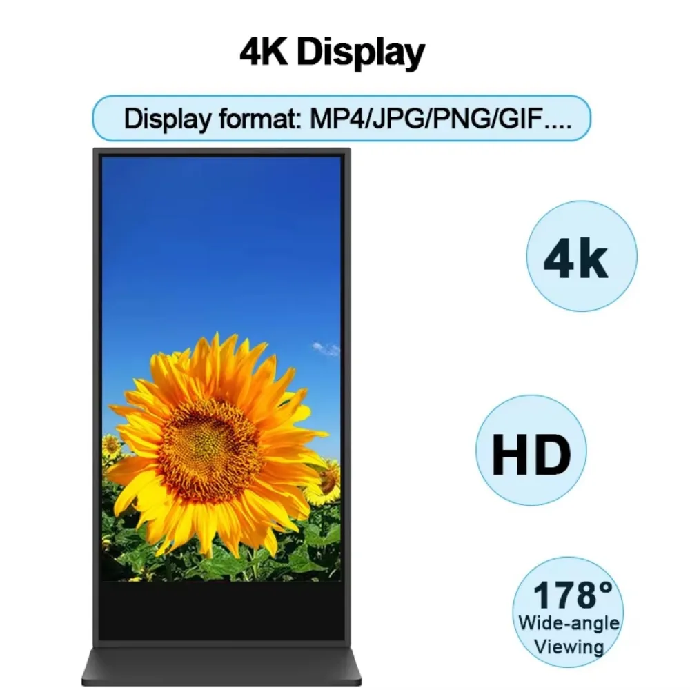 Customized Android Media Player for Digital Advertising Signage Enhanced Functionality for Shopping Mall Medical Treatment Hot