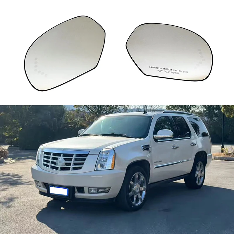 

Car Rearview Mirror Lens For Chevrolet Silverado Suburban Cadillac Escalade GMC With Heated Lens 15874992 15886196 GM1324138