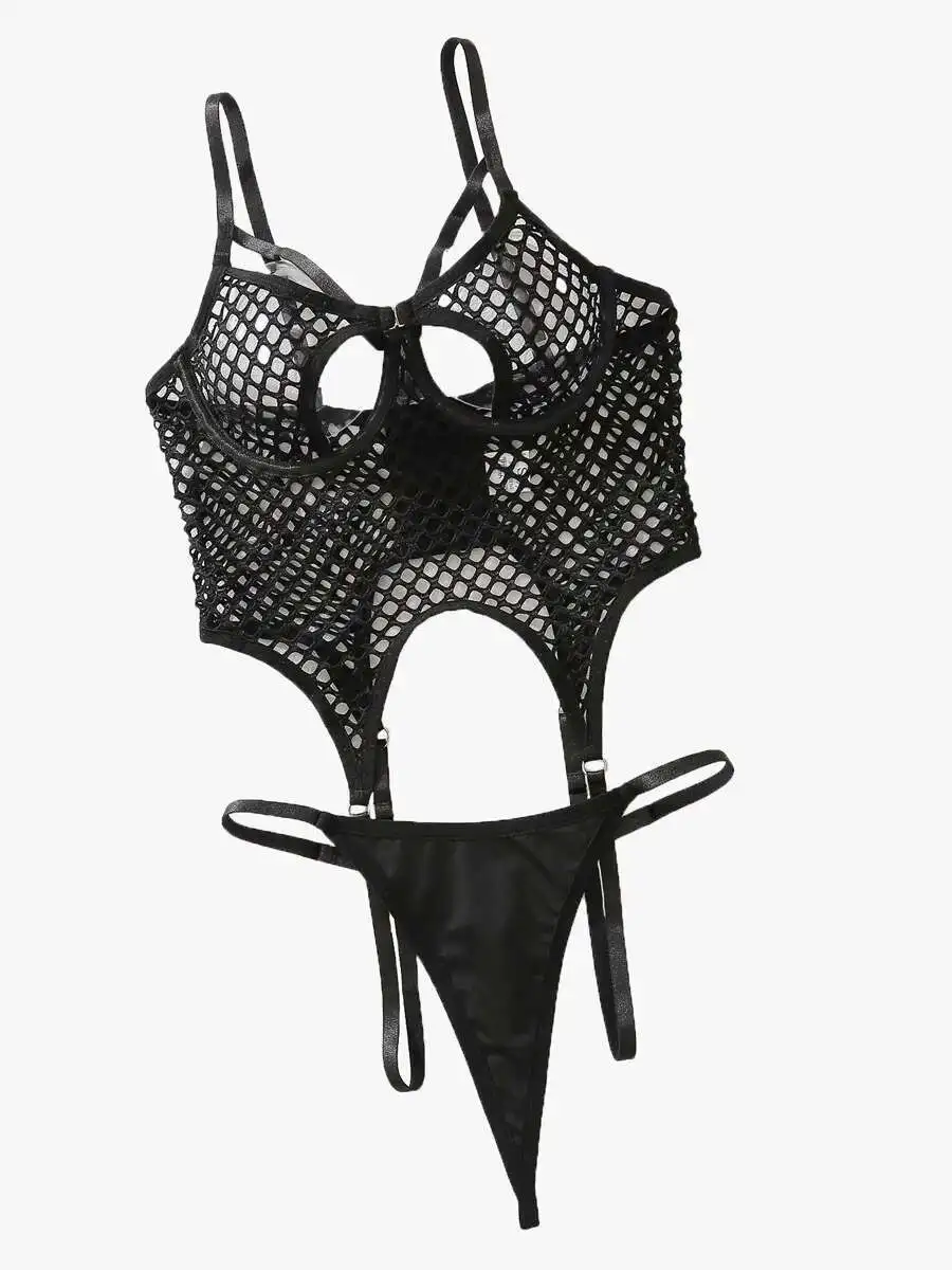 مثير جوفاء خارج الصيد صافي الصدرية رقيقة جدا منظور سليم صالح الملابس الداخلية الملابس الداخلية النساء السروال القصير الملابس داخلية الحلو Y94