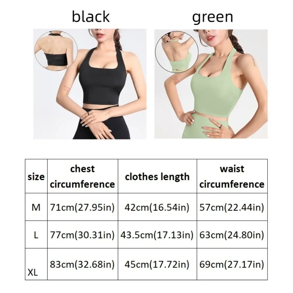 تصميم أنيق معلق حزام الرقبة حمالة صدر رياضية حزام قابل للتعديل مطوي الظهر المألوف مطوي الصدرية مقاومة للزلازل مريحة #6