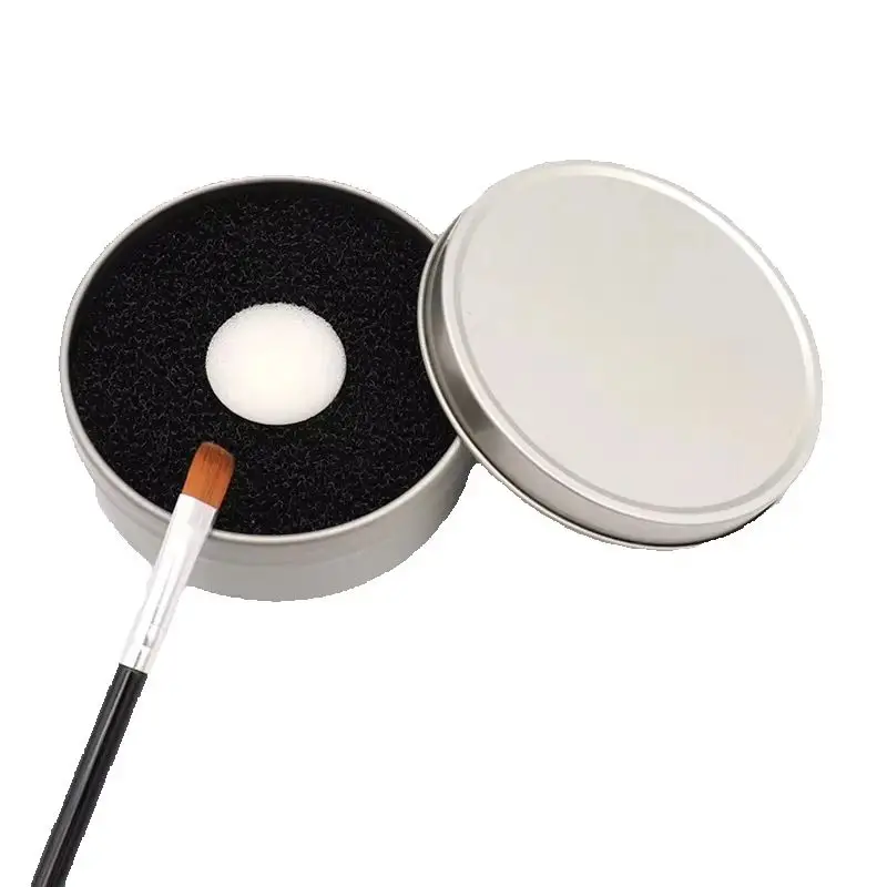 1pcs Dry Cleaning Cleaning Box Wet and Dry Use Quick Cosmetic Wash Box Sponge Makeup Brush Cleaner Scrubbing Tool