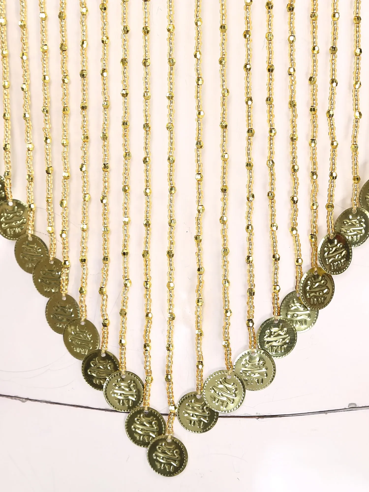 زي أداء الرقص الشرقي للسيدات، أشرطة قابلة للتعديل، ترتر لامع، شرابات بلاستيكية مطرزة، قطع علوية من خشب البطن #5