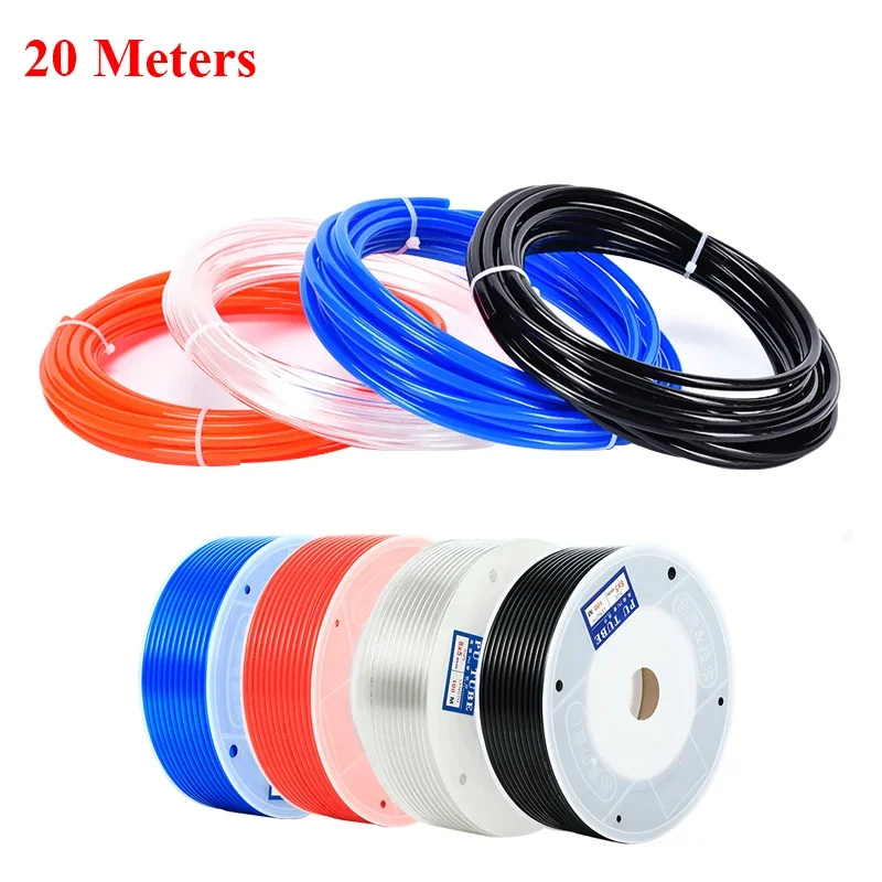 

20M Meters 8mm 6mm 4mm 10mm Air Pneumatic Hose Tube Pipe PU Hoses 12mm 14mm For Compressor Polyurethane Tubing 8x5mm 6x4 12x8