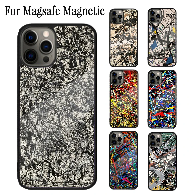 Магнитный чехол для iPhone 16 15 14 Plus 13 12 11 Pro Max Magsafe