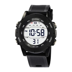 UTHAI GB05 Men's Electronic Watch Youth Student Sports Wristwatch Waterproof Alarm Clock Big Dial Digital Multifunction Watches