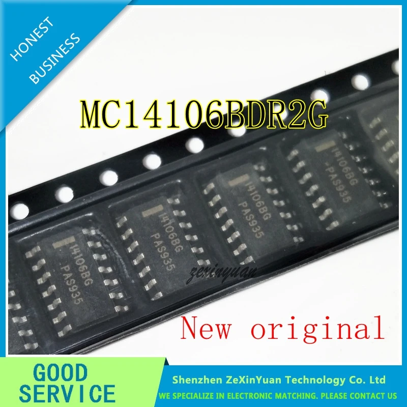 10PCS/LOT  New Original MC14106BDR2G MC14106BDR MC14106B MC14106 14106BG 14106B SOP14