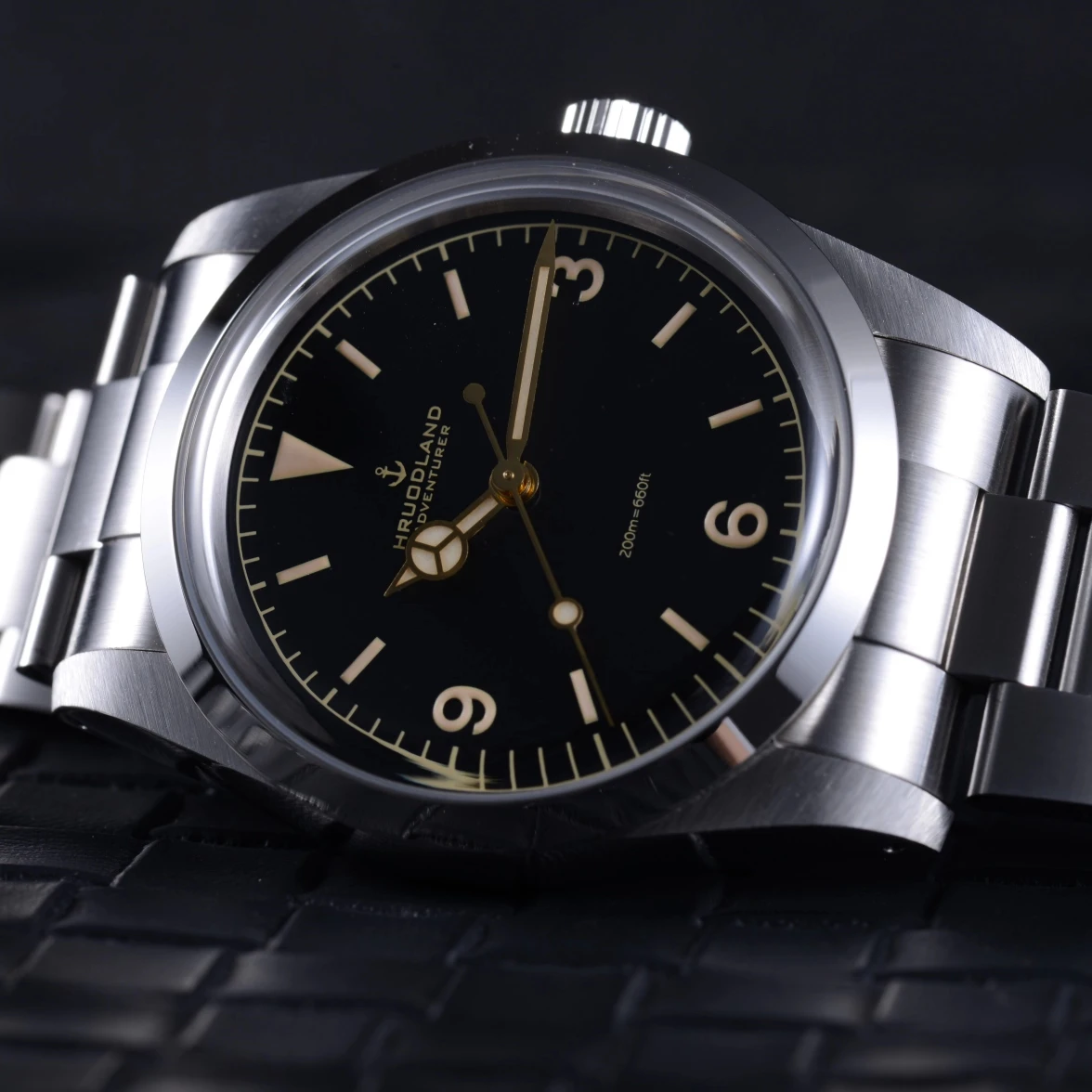 Hruodland 2025 Neue Automatische Männer Mechanische Uhren PT5000 Bronze Pilot Saphirglas 100 M Wasserdicht Reloj Hombre