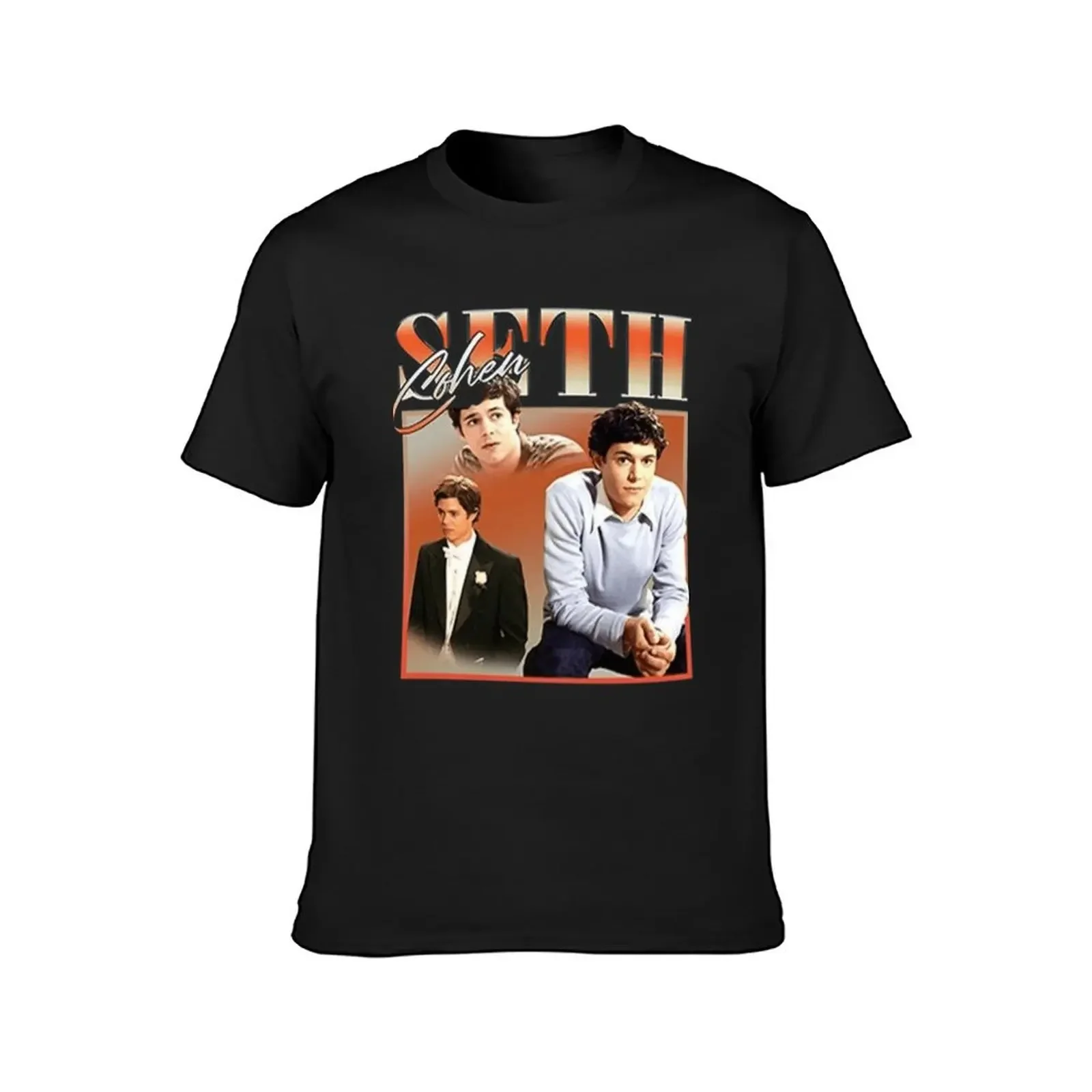 Seth Cohen T-Shirt plus size tops aesthetic clothes plain customs design your own black t-shirts for men