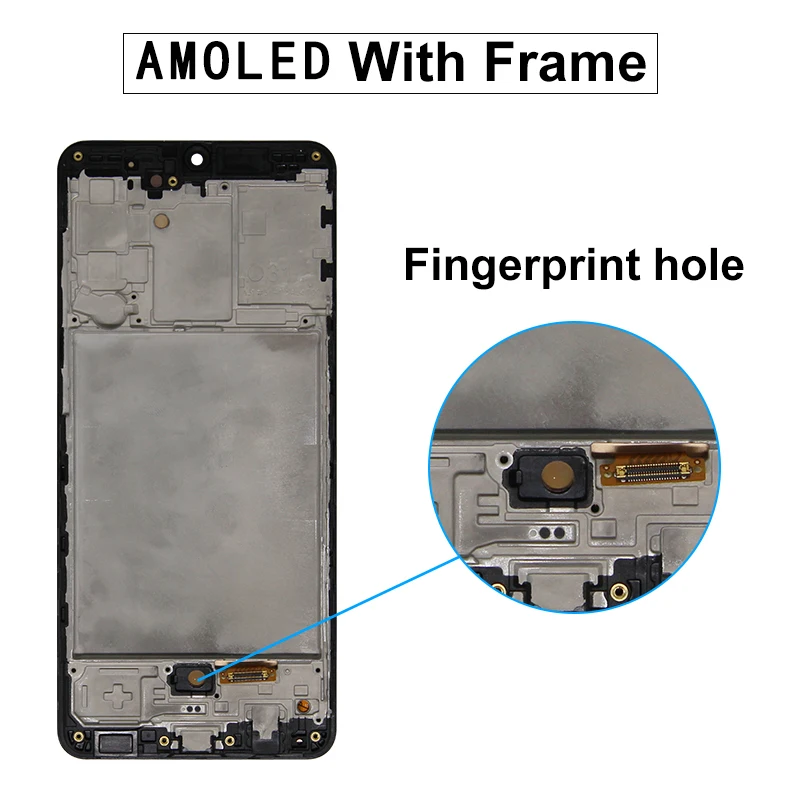 Pantalla LCD de 6,4 pulgadas Super AMOLED para SAMSUNG GALAXY A31 A315, montaje de digitalizador con pantalla táctil para Samsung SM-A315F A315F/DS