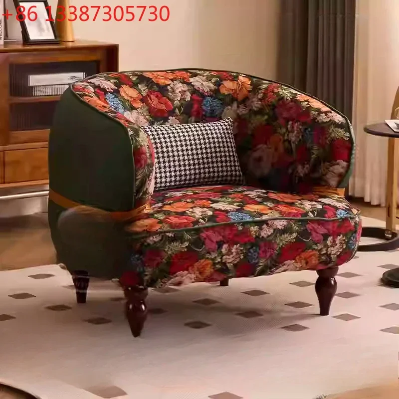 

Vintige одноместные стулья для гостиной, европейские итальянские пуфы, удобные дизайнерские стулья, кресло Lazy Nordic Sedie Da Soggiorno, мебель