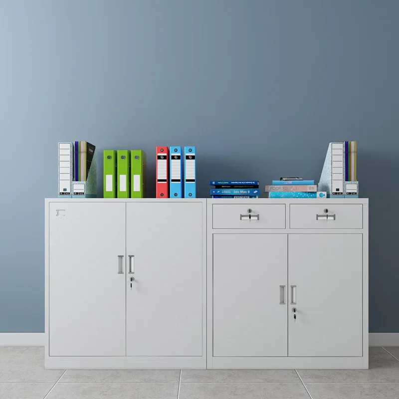 Low Cabinet Iron  Office Desk Side Drawer Small Activity Cabinet Floor