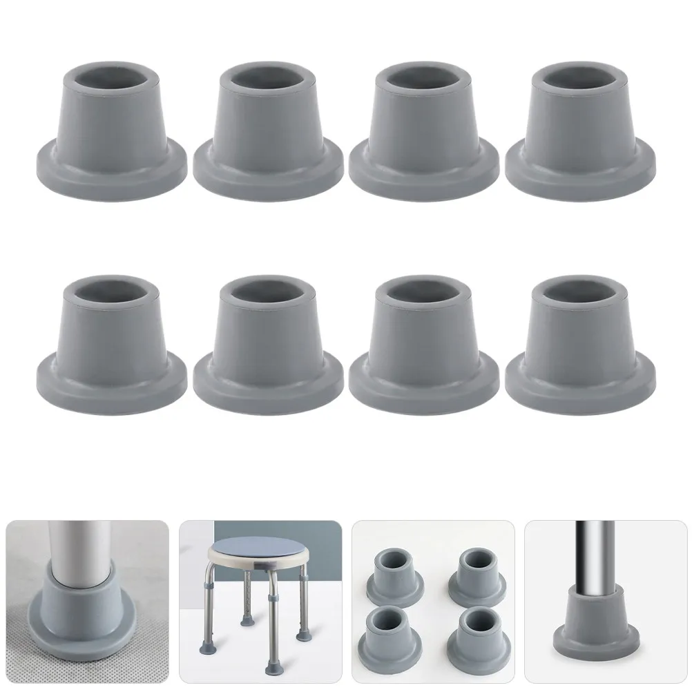 

16Pcs Anti-Slip Shower Chair Rubber Tips Replacement Feet Bath Seat Stool Heavy Duty Shower Bench Foot Caps Bath Seat Leg Caps