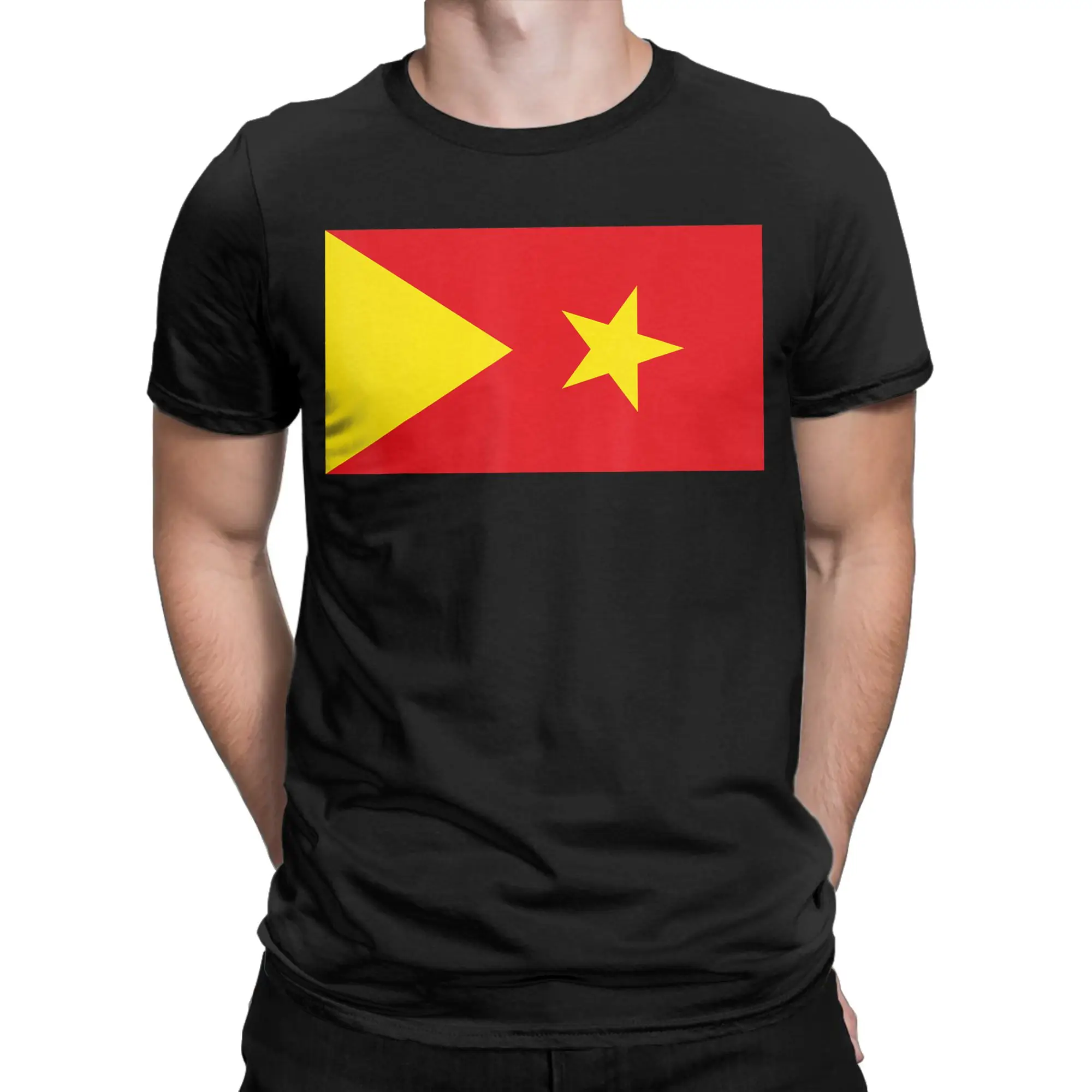 Tigray flag shirt I love Tigray Ethiopian T Shirt Summer T Shirts For Male Harajuku Tshirt Short-Sleeve Streetwear Clothes