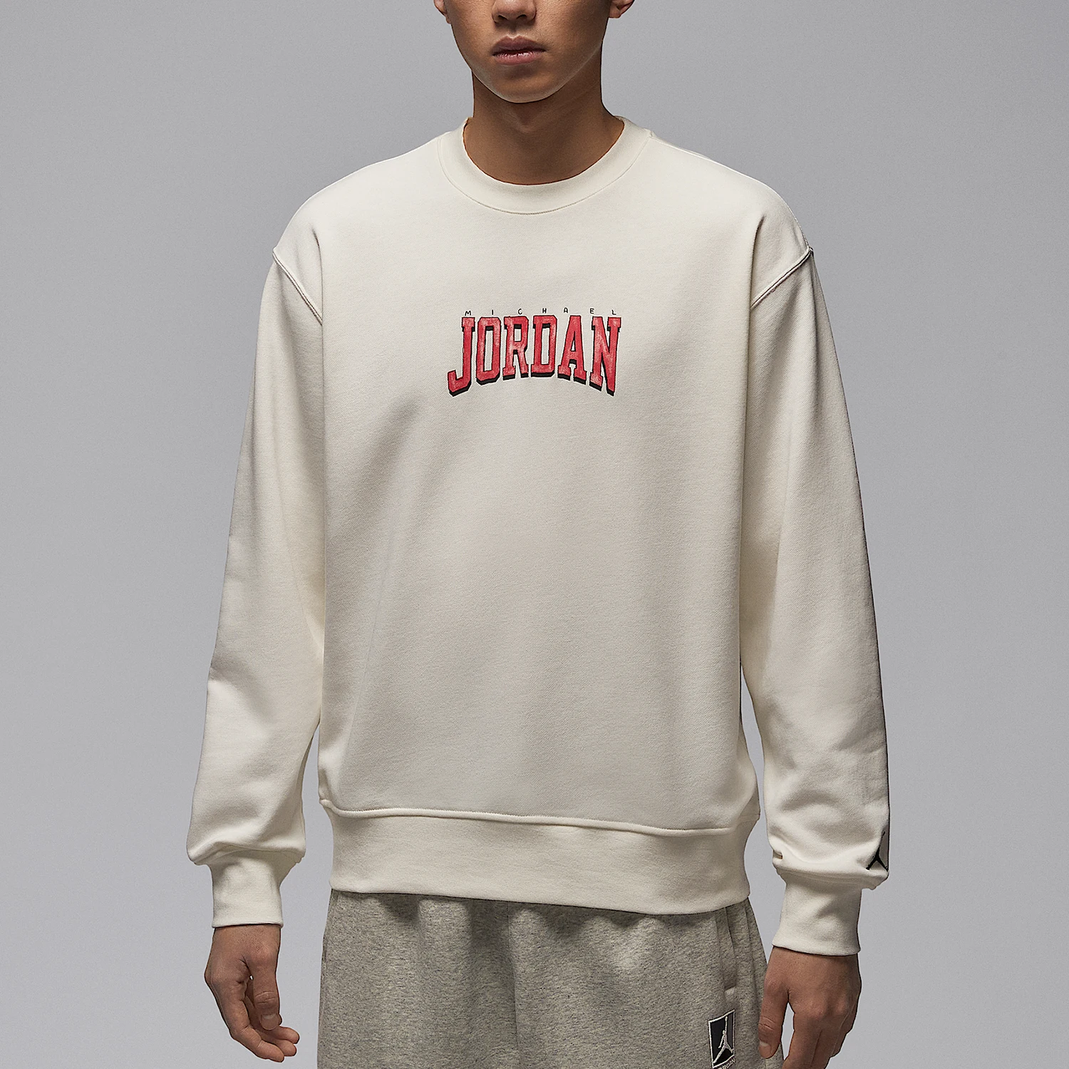 

Оригинальный мужской пуловер Nike JORDAN с круглым вырезом и принтом, спортивная толстовка с капюшоном IR0111-133