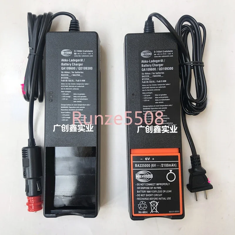 

Pump Truck Hbc Remote Control Battery Ba225030 Haxi Charger Qa109600 D-74564