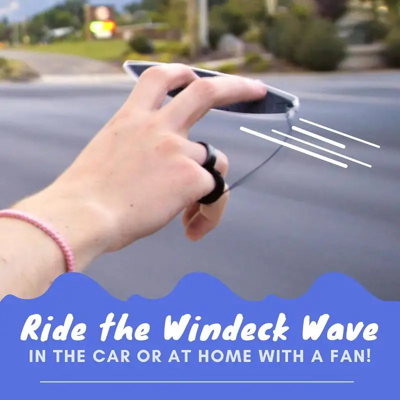 Dita Surf Skateboard Creativo Mini Pressa a pressione d'aria Cool Tech Fun Funky Giocattoli regalo per ragazzi e ragazze