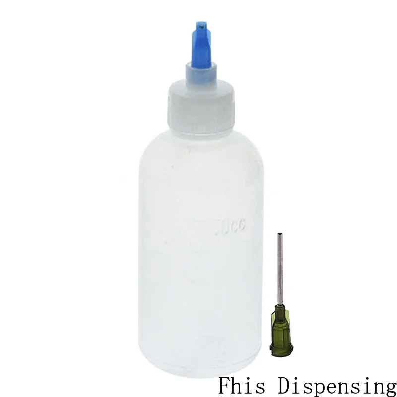 Luer Khóa Chai Applicator Bóp Chai Đầu Kim Nhựa Bóp Chai 50Ml 2Oz Thép Không Gỉ Cùn Đầu 14G Cần