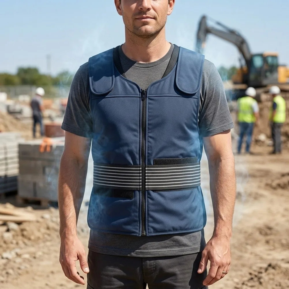 Lightweight Reusable Cooling Vest Uses PCM to Regulate Temperature Without Condensation or Skin Irritation During Extended Wear