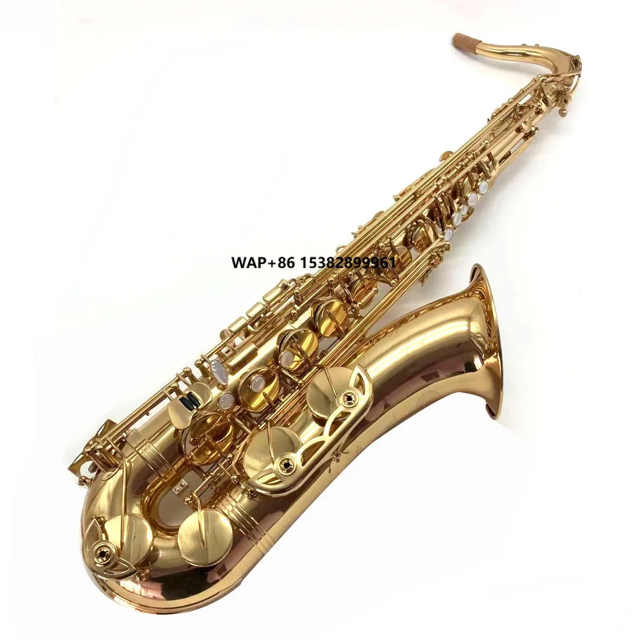

OEM Manufacture Sold Model Saxophone Production Gold Lacquer Saxophone Tenor