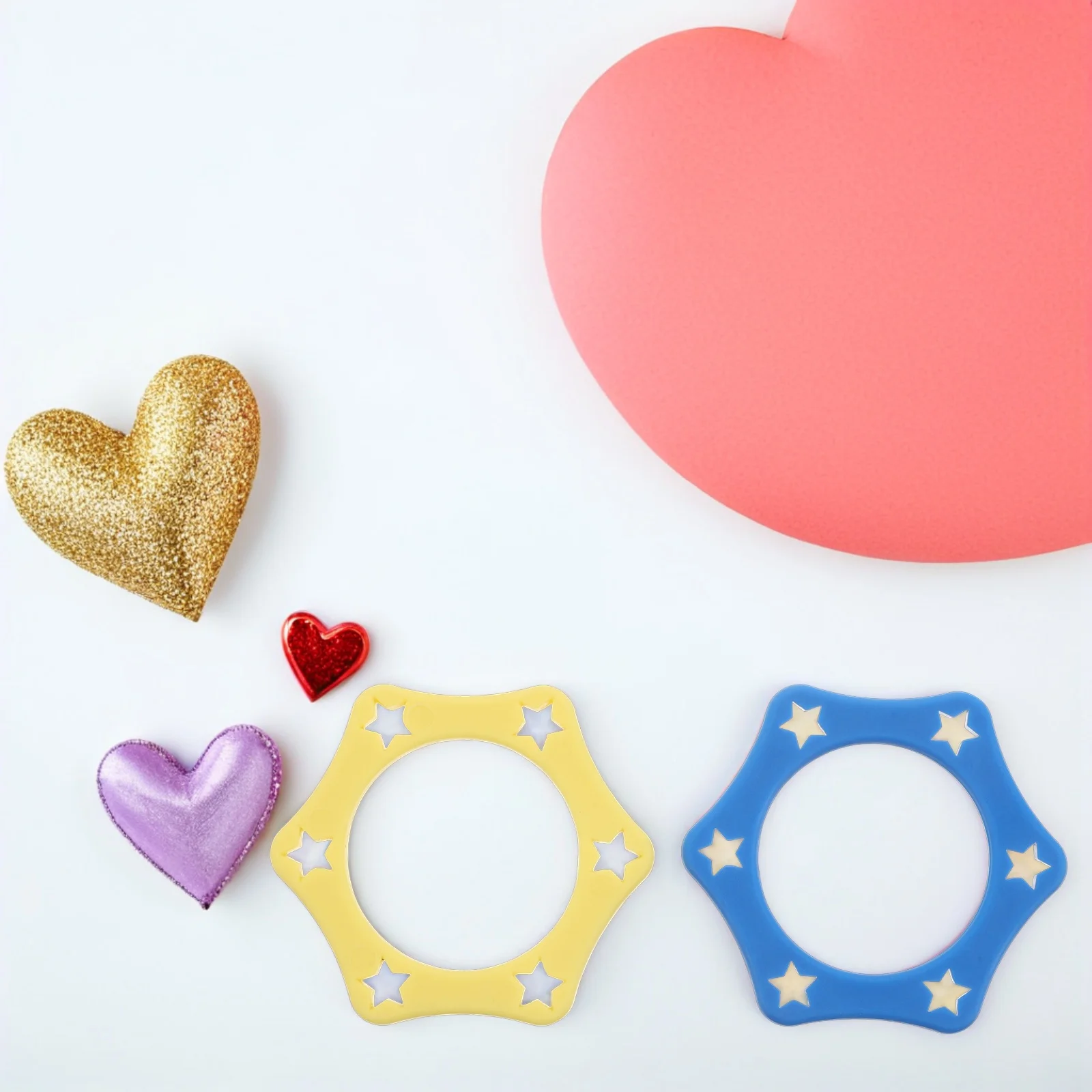 4 個のマイク滑り止めゴムリング、コードレスハンドヘルドマイク保護用のアンチロールマイクリングセット、ライブストリーミング用