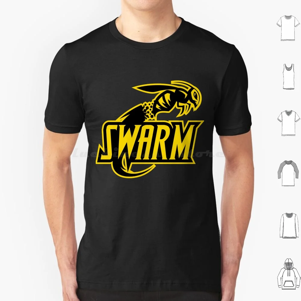 Swarm Sports Logo T Shirt Cotton Men Women DIY Print Swarm Baseball Basketball Buzz Football Generic Hornet Logo Soccer