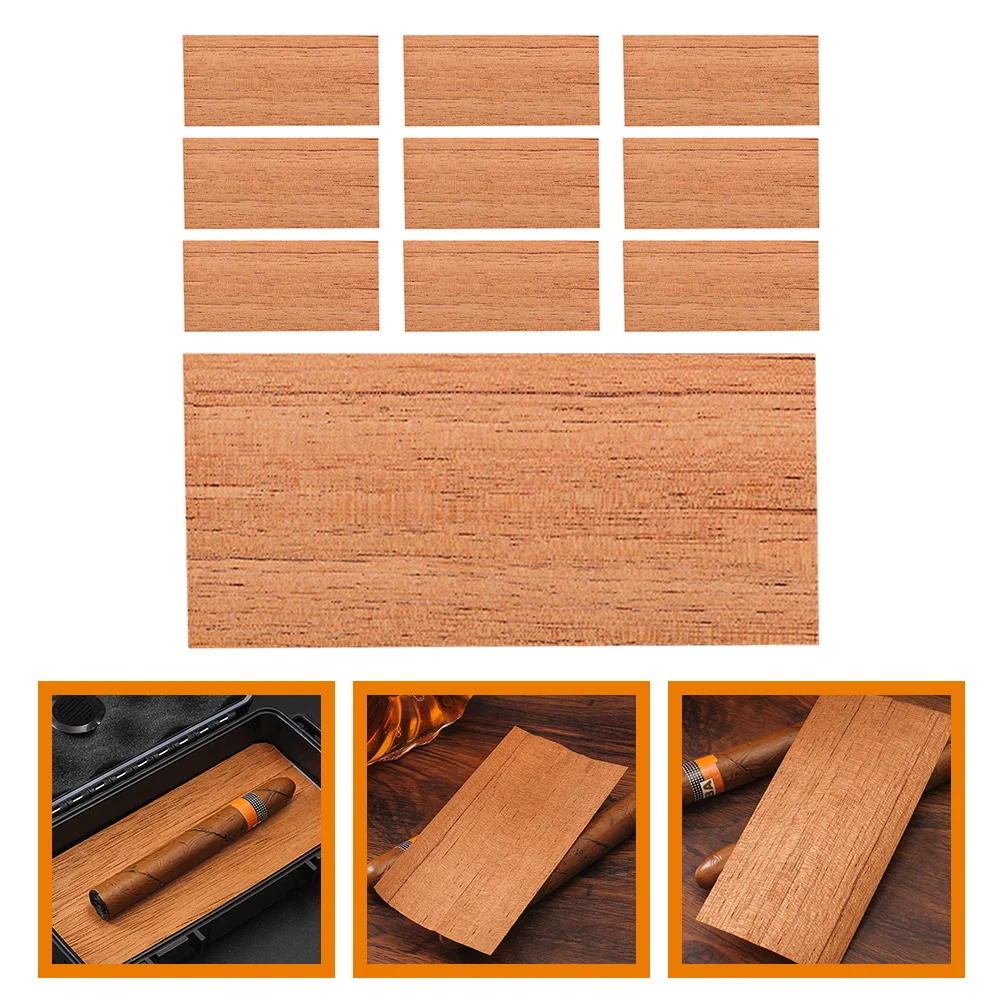 10 Pcs Ceder Damp Proof Cedar Chips Fragrant Wood Blocks for Humidors Wooden Freshener