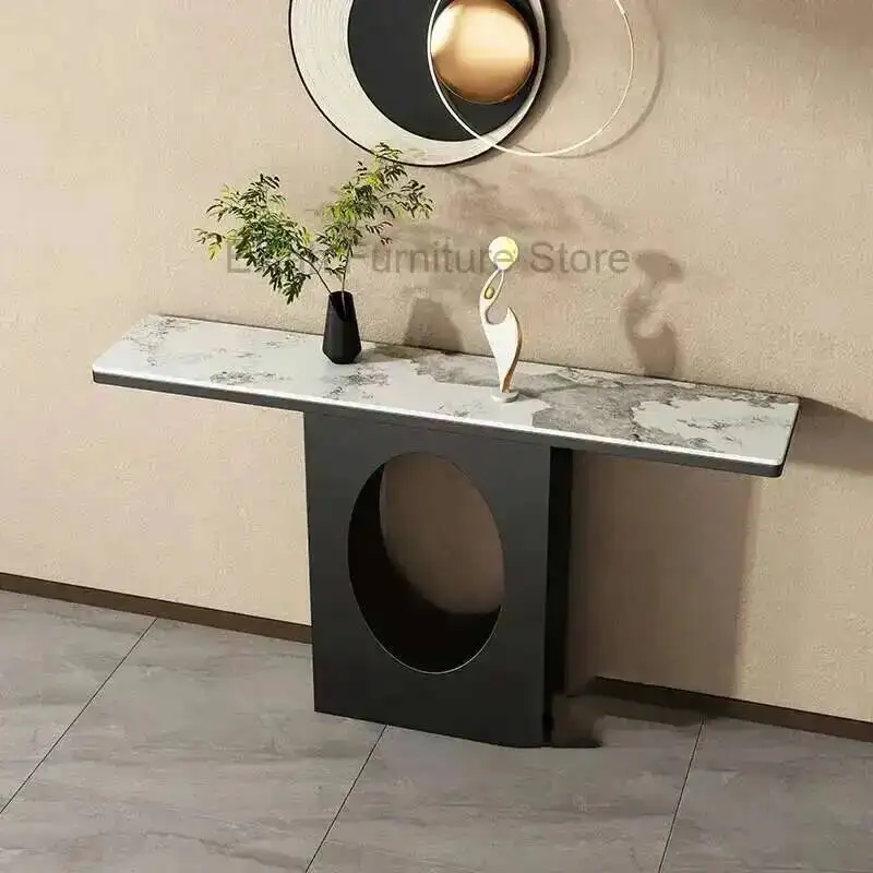 

Metal Midcentry Modern Nordic Console Hallway Table Lobby Console Table Luxury Entrance Tisch Wohnzimer Living Room Furniture