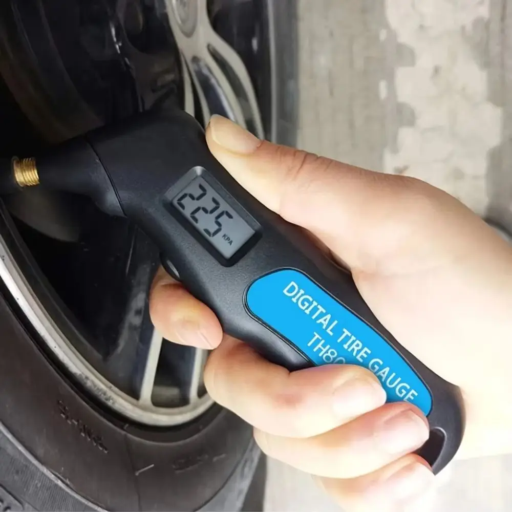 

Универсальный цифровой манометр для шин, ЖК-дисплей, многофункциональный тестер давления воздуха, высокая точность, ABS, автомобильный манометр для шин, измеритель давления воздуха