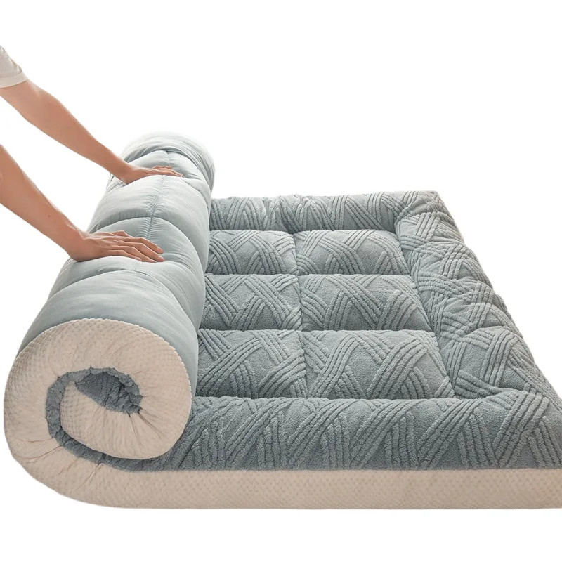 

Наматрасник из химического полиэфирного волокна с наполнителем из пены с эффектом памяти, утолщенный, мягкий, всесезонный, для дома, спальни, студенческого общежития