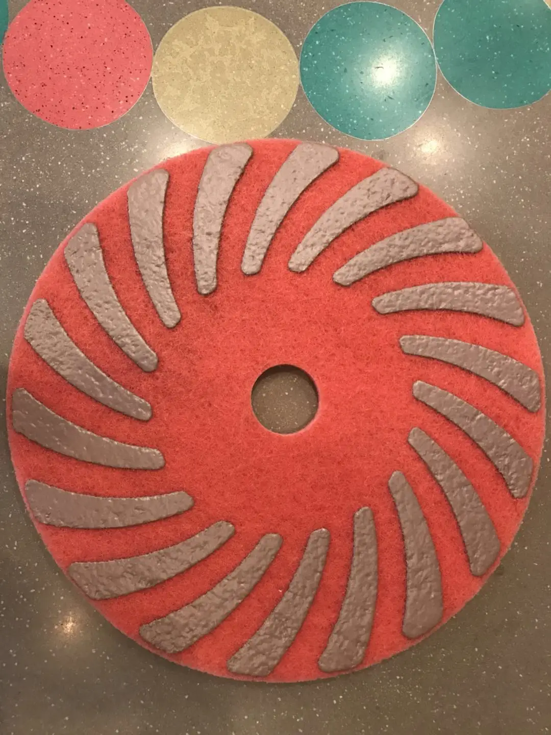 Máquina de polimento de piso de concreto manual de alta velocidade de 27 polegadas