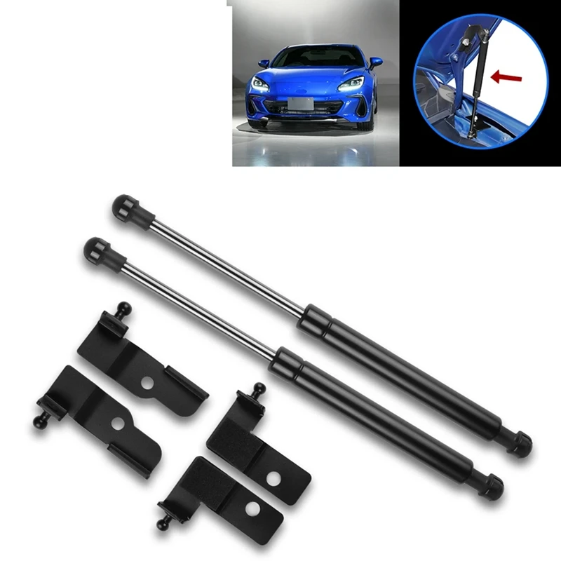 Car Front Bonnet Modify Gas Struts Lift Supports Rod Arms Springs Shock For Subaru BRZ Toyota GR86 2021 2022 2023 Spare Parts