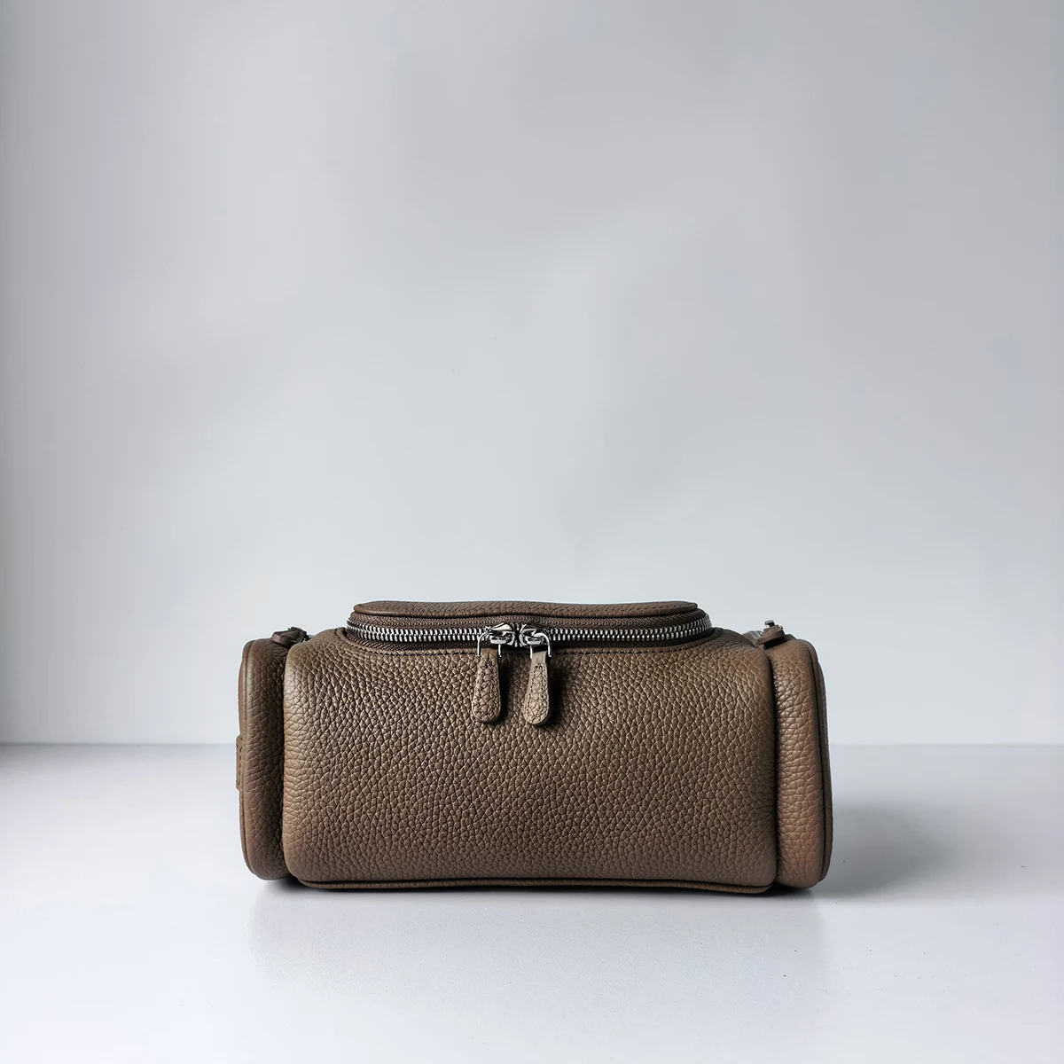 Echtes Leder Unisex Hängende Kosmetiktasche Reise Große Kapazität Multifunktionale Premium Toilettenartikel-Aufbewahrungstasche Tragbar – Detail 8