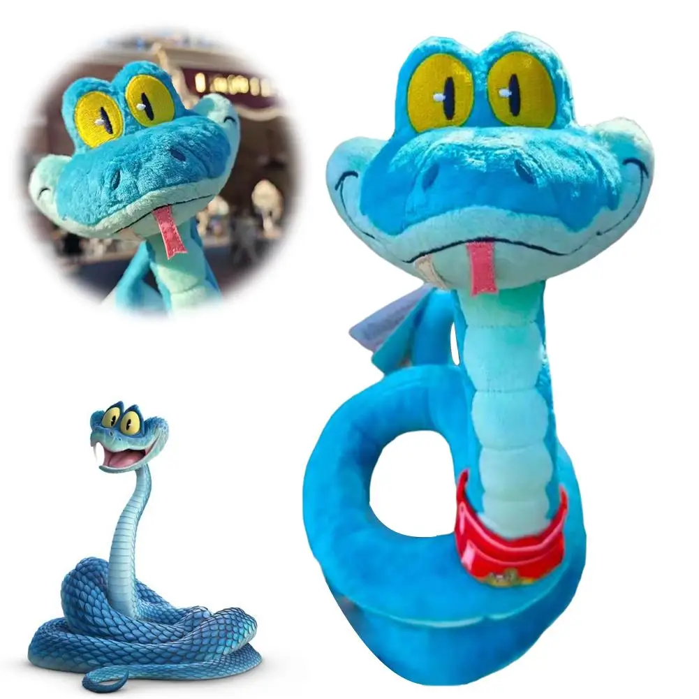 게리 더 스네이크 봉제 인형 귀여운 만화 캐릭터 주토피아 2 신규 캐릭터 블루 게리 더 스네이크 봉제 인형 생일 선물
