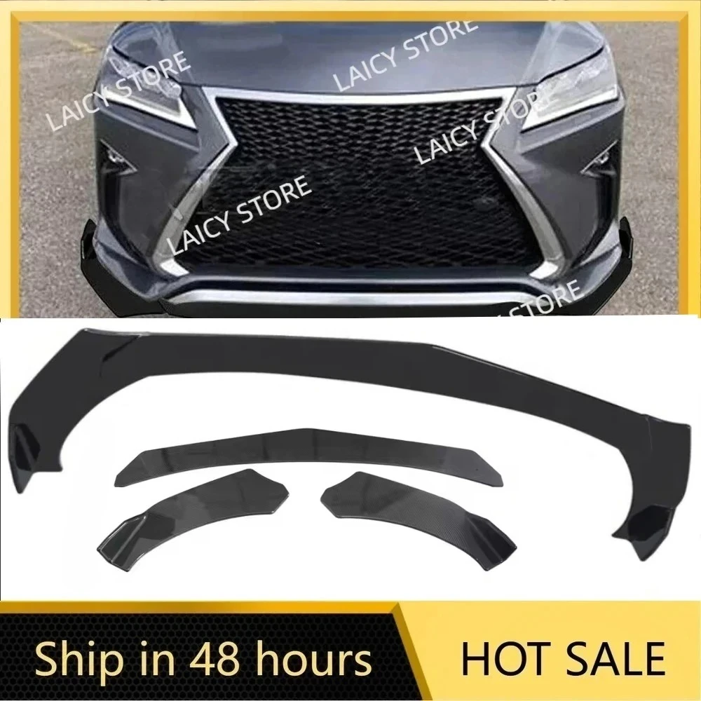LAICY Para Lexus RX350 RX450 16-21 Kit de Carroceria com Lip Dianteiro, Canard, Difusor e Spoiler, Capas Anti-riscos, Peças Automotivas