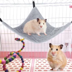 Small Pet Triangle Hammock Hanging Bed For Squirrel Hamster Sugar Glider Guinea Pig