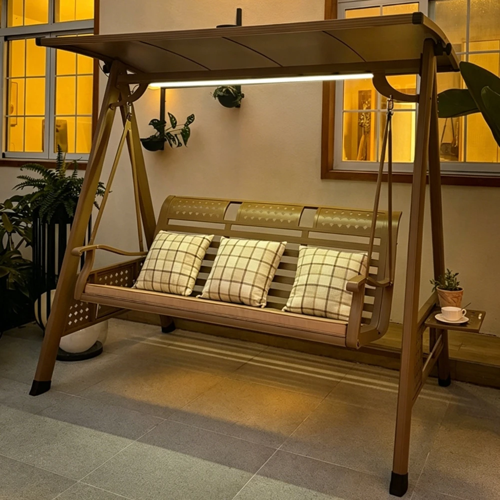

Outdoor Swing Chair Patio Garden Terrace Leisure Balcony Hammock Waterproof Sun Protection Backyard Relax Swing Seat