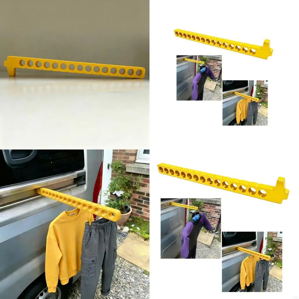 Compact Car Door Laundry Hanger Perfect For Camping Hiking And Road Trips New