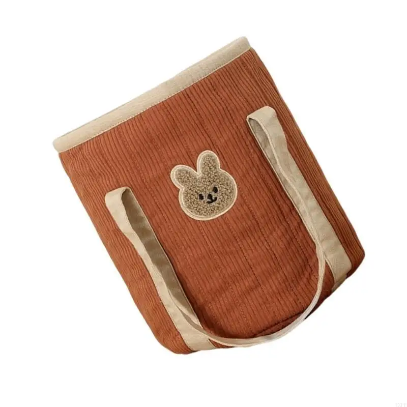 Borsa per pannolini Borse in cotone leggero Borsa per mamma capacità Borsa per riporre spruzzi d'acqua Borsa con