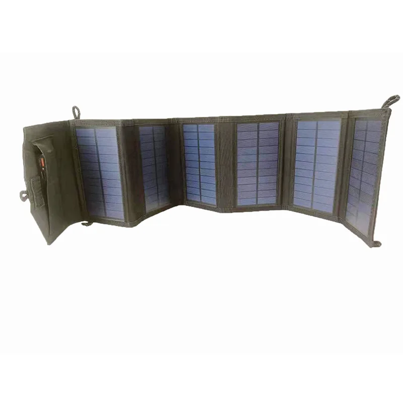 Solar Panel20WSolar Folding Bag Solar2USBFast Charging Portable Power Bank