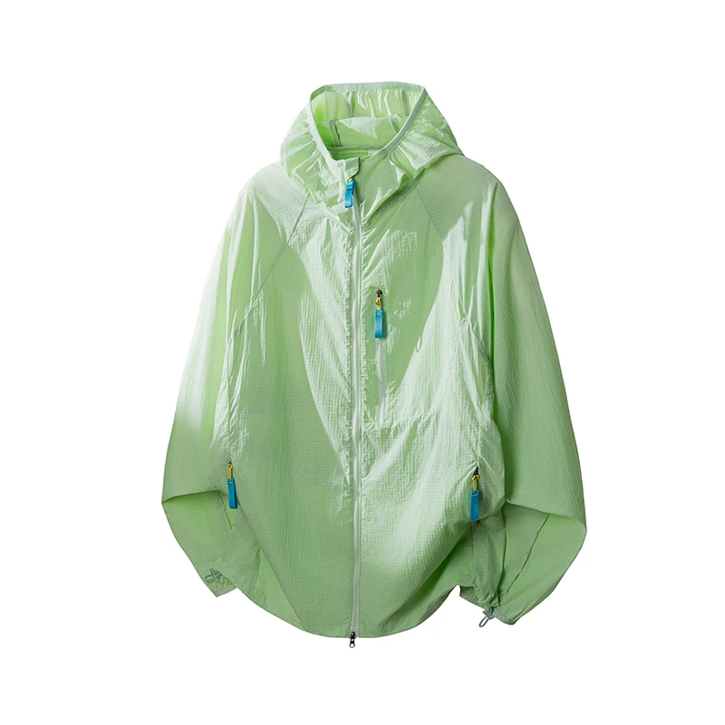 

Men‘s UPF 50+ Sun Protection Hoodie, Ice-Silk Quick-Dry & Breathable Windbreaker for Summer