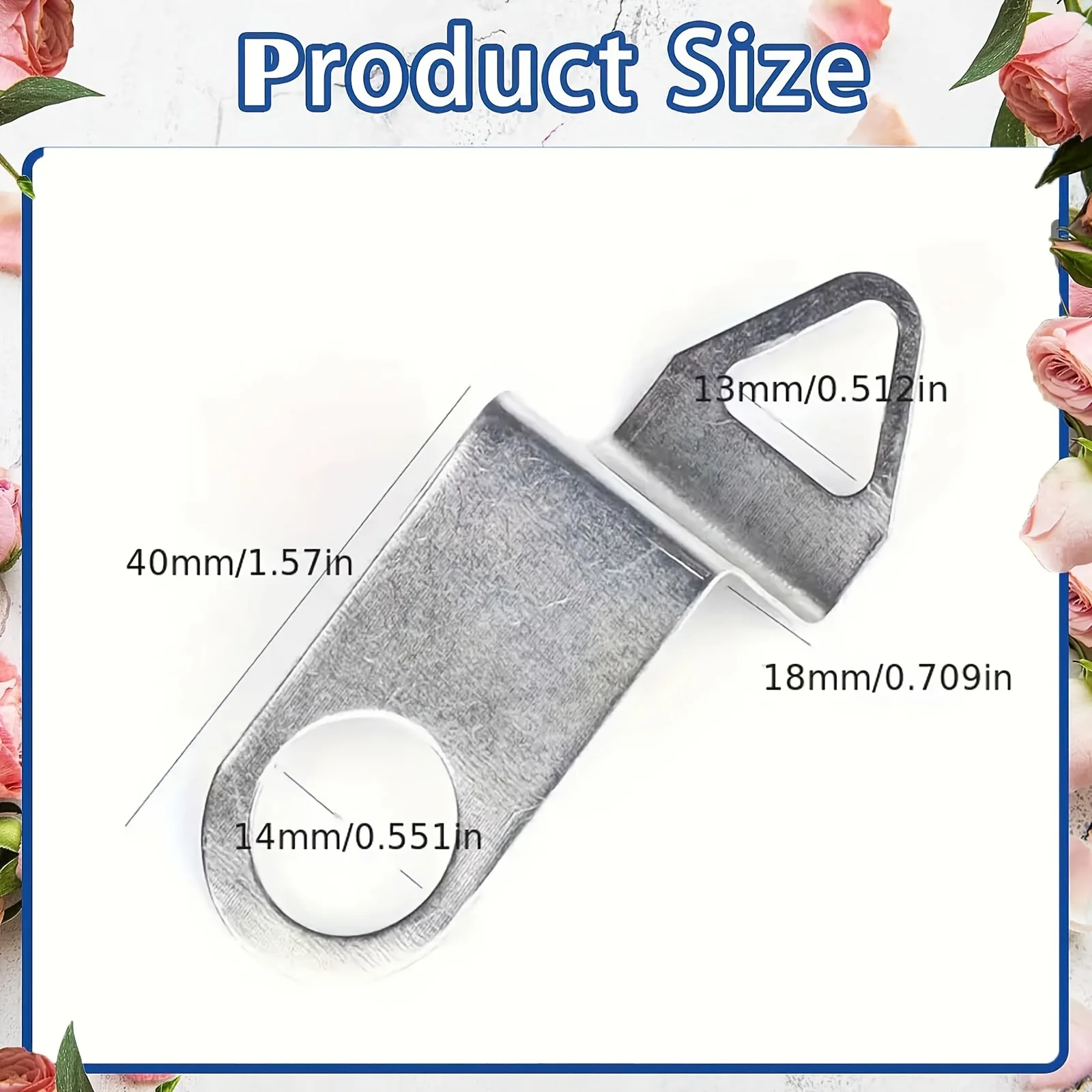 20PCS Quartz Wall Clock Metal Hooks Watch Mechanism Movement Interior Parts Clockwork Repair Kit Insert DIY Accessories