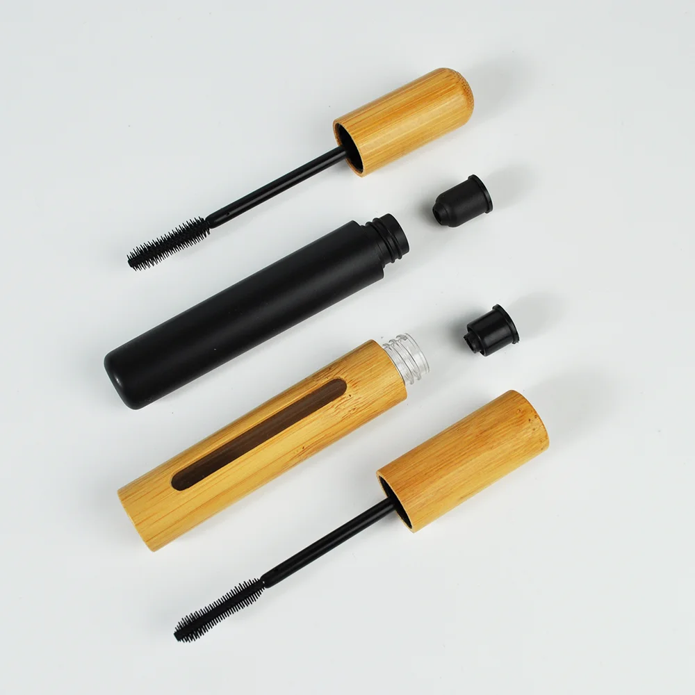 

Wholesale 50pcs Mascara Empty Container Bamboo 5ml 6ml Mascara Tube