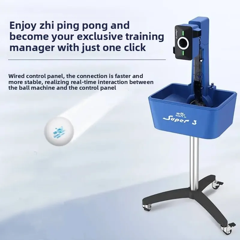 Pisces super 3rd generation plus version serve machine upgraded version table tennis automatic serve machine super 3rd generatio