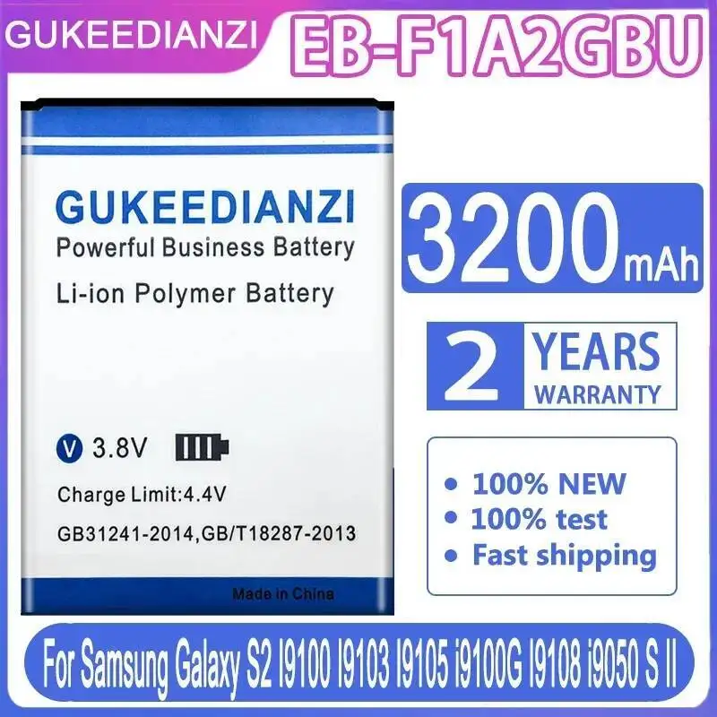 

Mobile Phone Battery EB-F1A2GBU 3200Mah For Samsung Galaxy S2 I9100 I9103 I9105 I9100g I9108 I9050