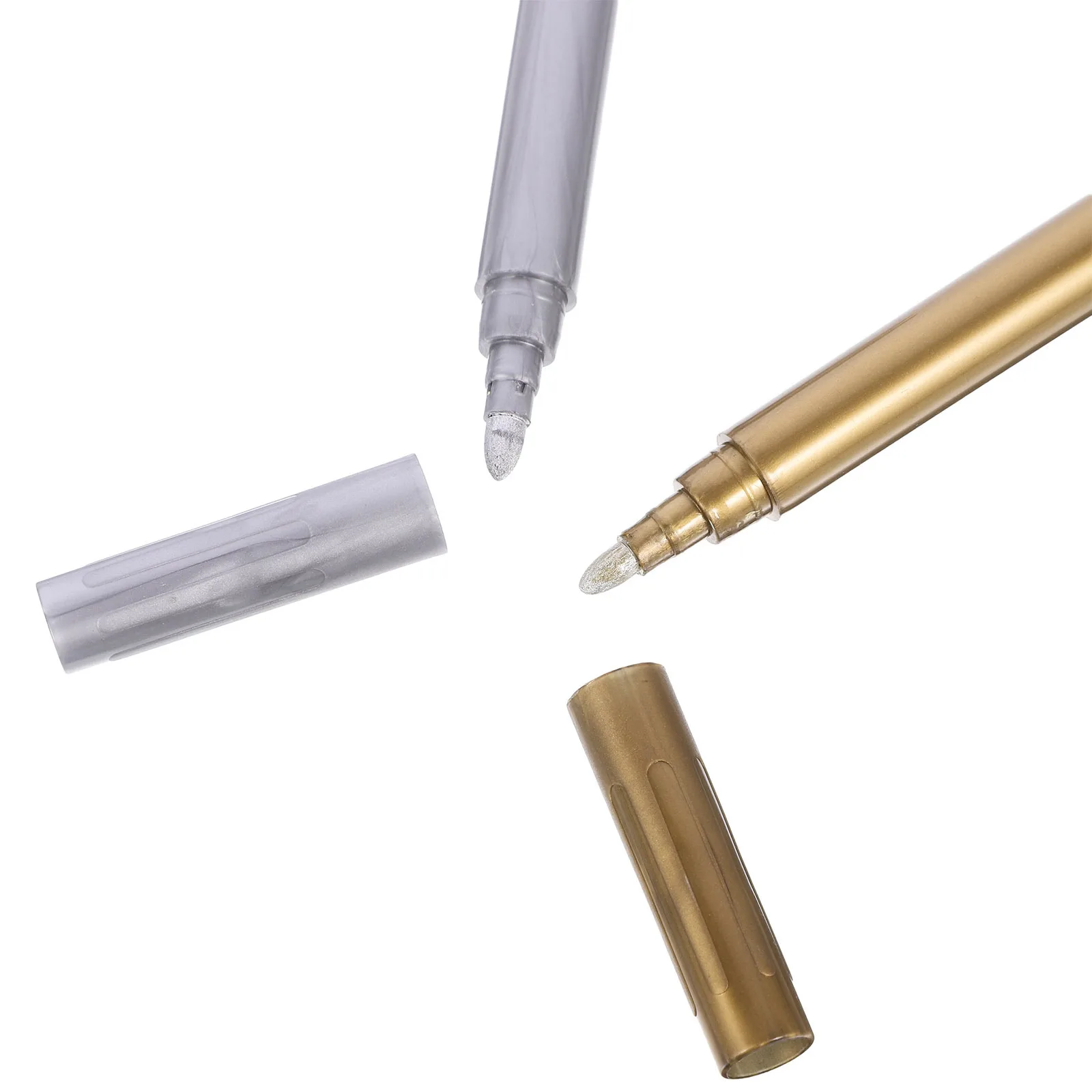 

6Pcs Paint Pens Plastic Markers Fine Tip for Wine Glass Wood Stone Polymer Clay DIY Art Supplies Wine Glass Markers Washable