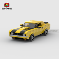 MOC Bricks Z28 Racing Sports Car Technology Retro Vehicle Speed Racer Building Blocks Creative Garage Toys Boys