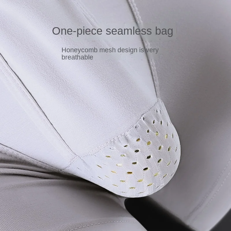 U Convex Boxer Sissy Panties Gay Underpants Big Pouch Boxershorts Penile Hole Briefs Male Large Bag Underwear Men Pantaion Thong