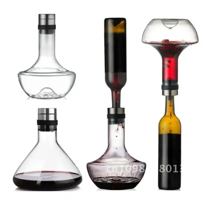 

Super Classic Flip Fast 1000ml Big Decanter Handmade Crystal Red Bar Bottle Separator Family Wine Jug Wine Brandy