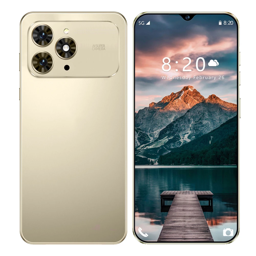 2026 NIEUW Voor i17 Pro Max Smartphone Originele 7.0HD Mobiele Telefoons 5G Dual Card Mobiele Telefoons 8000 mAh Android 15 Ontgrendeld Mobiele Telefoon
