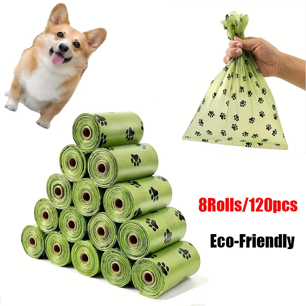 

Dog Poop Bags Eco-Friendly Disposable Dog Waste Bag For Pet Leak-Proof Puppy Outdoor Clean Garbage Bag Biodegradable Environment